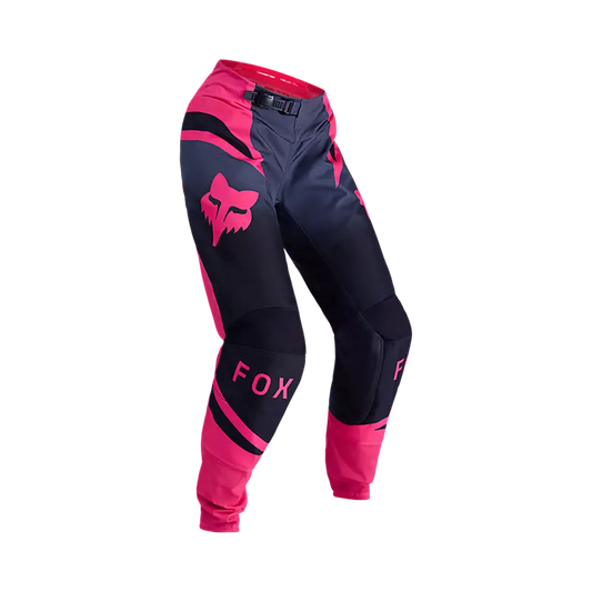 Pantalon Fox Moto Mujer 180 Shield para Moto Negro/Rosado