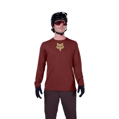 Polera Bicicleta Ranger Head Rojo Fox polera bicicleta fox mtb