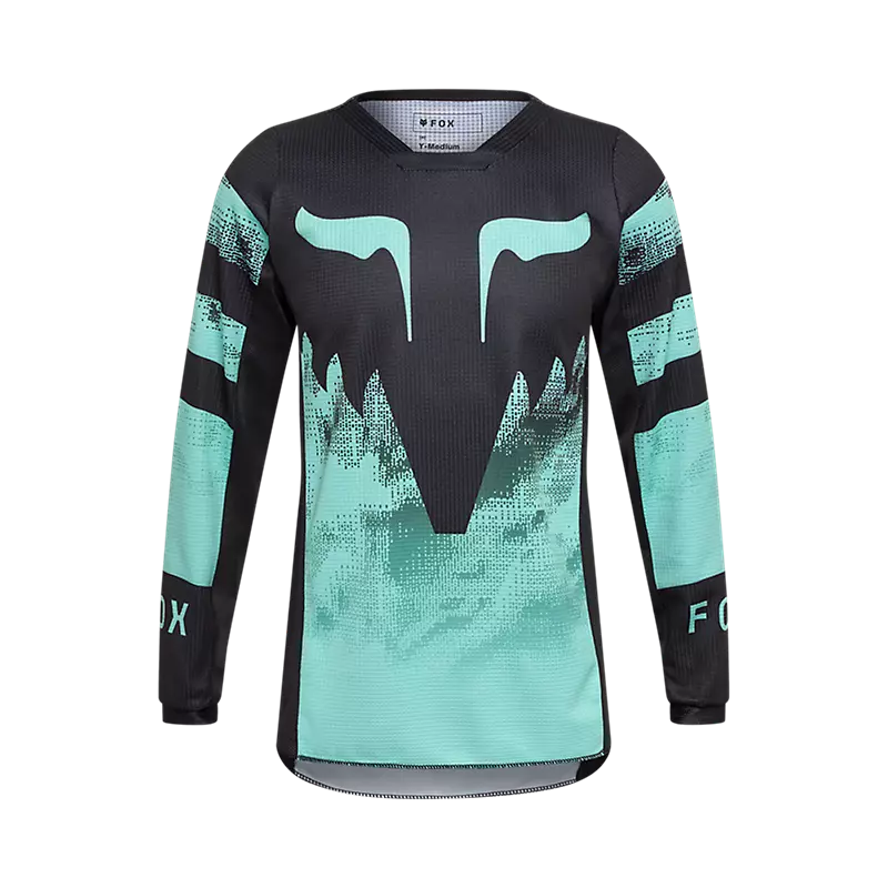 Polera Moto Niño Kairos 180 Azul Fox polera moto fox motocross