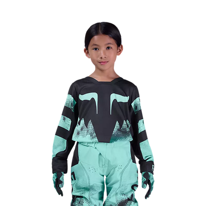 Polera Moto Niño Kairos 180 Azul Fox polera moto fox motocross