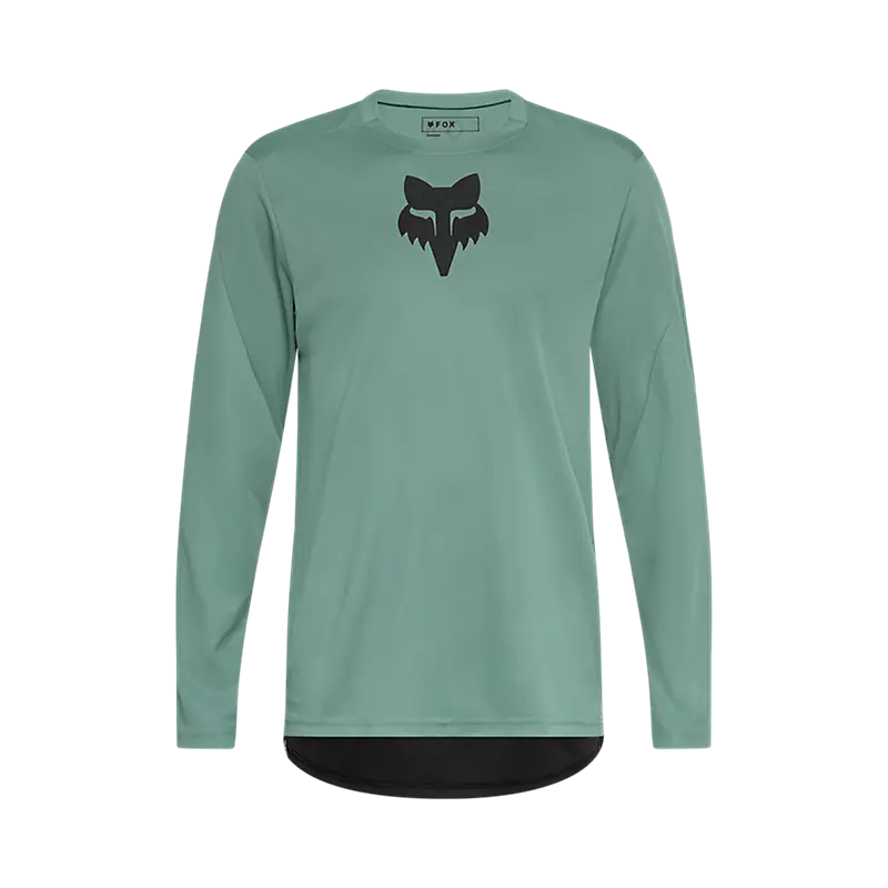 Polera Bicicleta Ranger Head Verde Fox polera bicicleta fox mtb