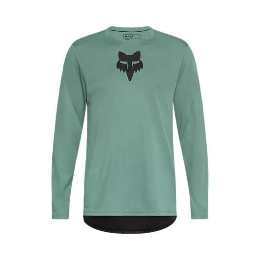 Polera Bicicleta Ranger Head Verde Fox polera bicicleta fox mtb