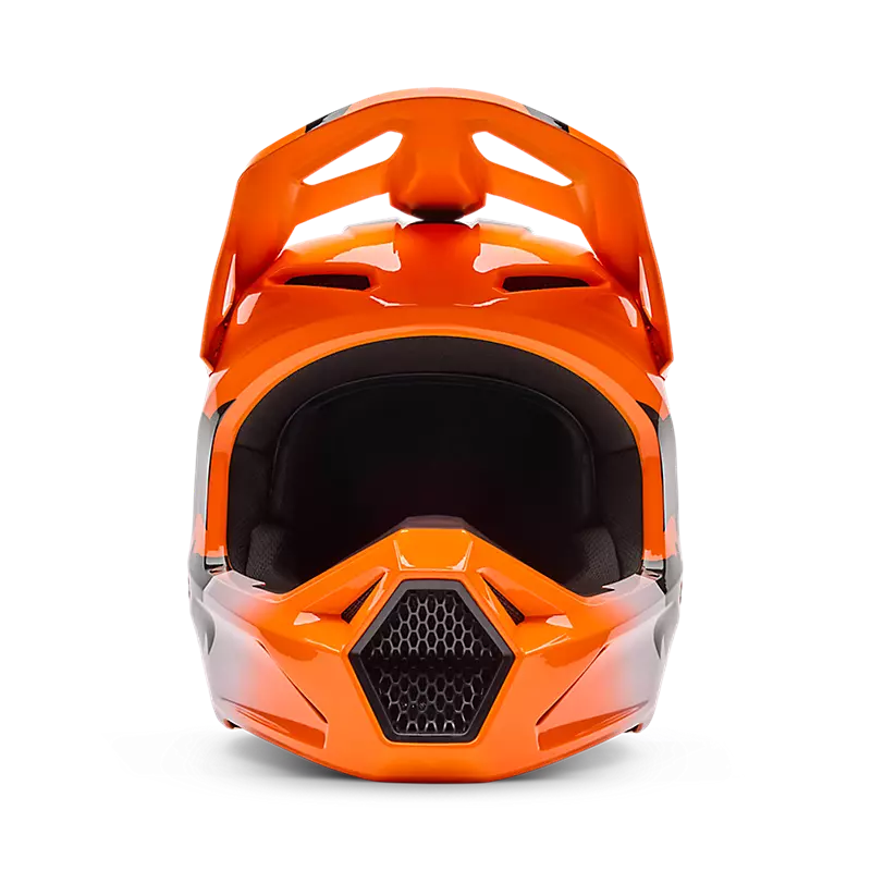 Casco Moto V1 Shield Naranjo Fox | Casco Moto Fox casco fox racing motocross mtb