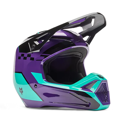 Casco Moto V1 Collect Morado Fox | Casco Moto Fox casco fox racing motocross mtb
