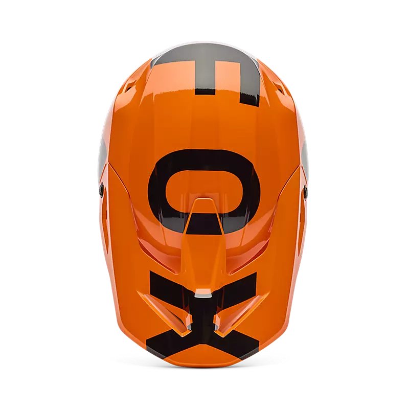 Casco Moto V1 Shield Naranjo Fox | Casco Moto Fox casco fox racing motocross mtb