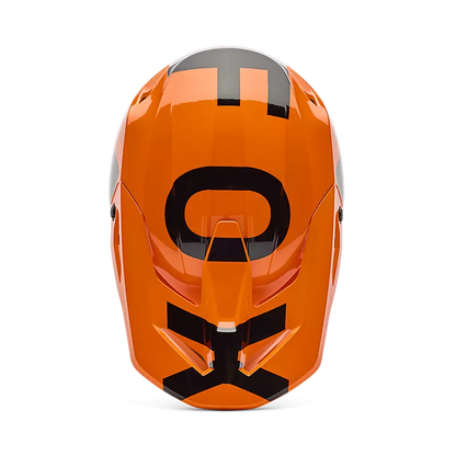 Casco Moto V1 Shield Naranjo Fox | Casco Moto Fox casco fox racing motocross mtb