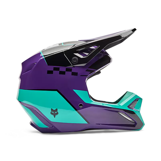 Casco Moto V1 Collect Morado Fox | Casco Moto Fox casco fox racing motocross mtb
