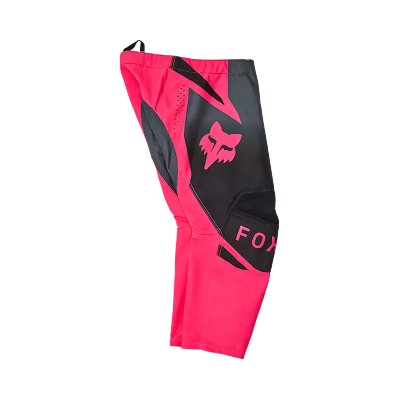 Pantalon Fox Moto Niño 180 Shield para Moto Negro/Rosado