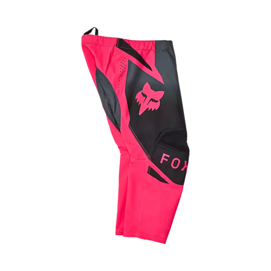Pantalon Fox Moto Niño 180 Shield para Moto Negro/Rosado