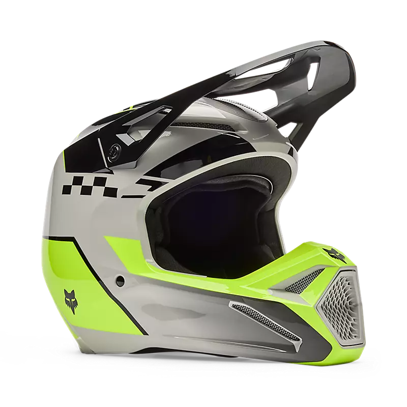 Casco Moto V1 Collect Amarillo/Negro Fox | Casco Moto Fox casco fox racing motocross mtb