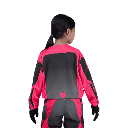 Polera Moto Niño 180 Shield Negro/Rosado Fox polera moto fox motocross