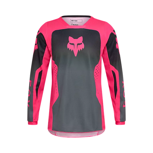 Polera Moto Niño 180 Shield Negro/Rosado Fox polera moto fox motocross