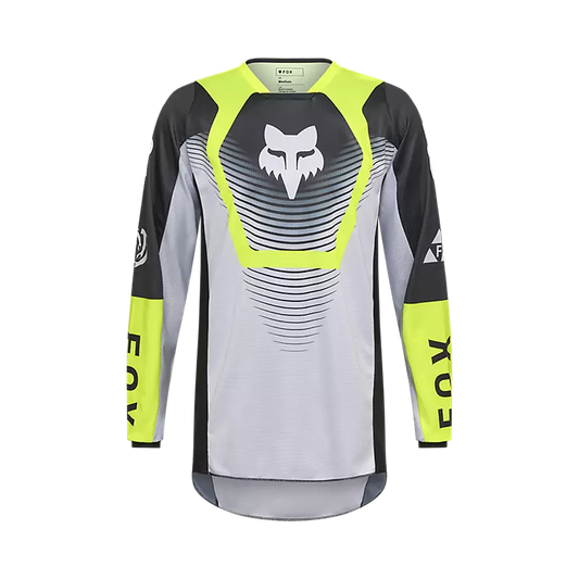 Polera Moto 180 Collect Amarillo/Negro Fox polera moto fox motocross
