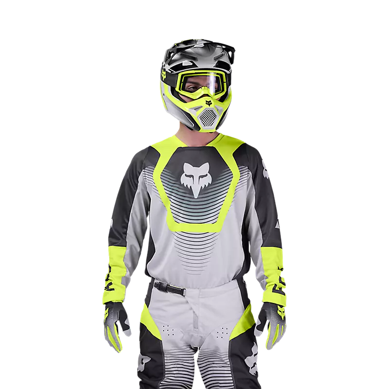 Polera Moto 180 Collect Amarillo/Negro Fox polera moto fox motocross