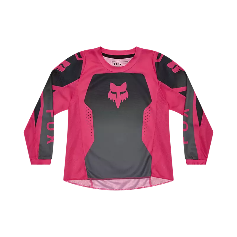 Polera Moto Niño 180 Shield Negro/Rosado Fox polera moto fox motocross