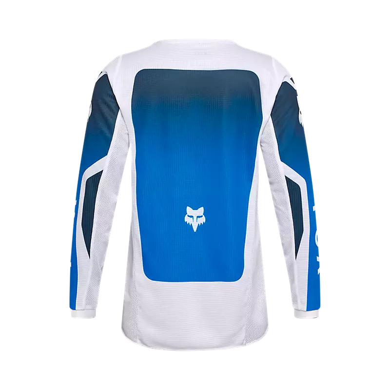 Polera Moto Niño 180 Shield Azul Fox polera moto fox motocross