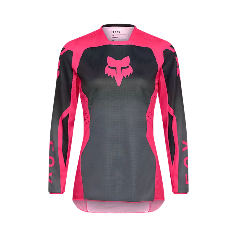 Polera Moto Mujer 180 Shield Negro/Rosado Fox polera moto fox motocross