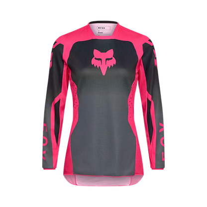 Polera Moto Mujer 180 Shield Negro/Rosado Fox polera moto fox motocross