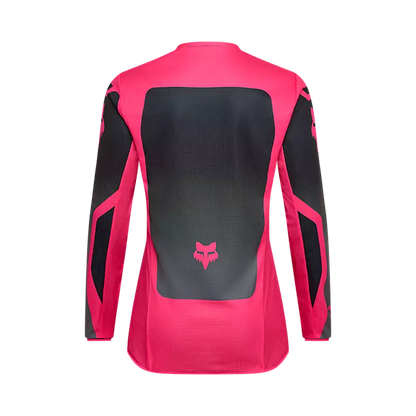 Polera Moto Mujer 180 Shield Negro/Rosado Fox polera moto fox motocross