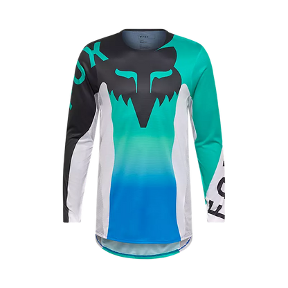 Polera Moto Flexair Spire Azul Fox polera moto fox motocross