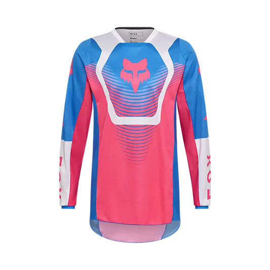 Polera Moto 180 Collect Azul/Rosado Fox polera moto fox motocross