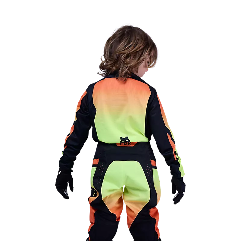 Polera Moto Niño 180 Shield Amarillo Fox polera moto fox motocross