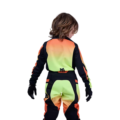 Polera Moto Niño 180 Shield Amarillo Fox polera moto fox motocross