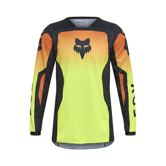 Polera Moto Niño 180 Shield Amarillo Fox polera moto fox motocross