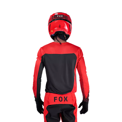 Polera Moto Flexair Fracture Rojo Fox polera moto fox motocross