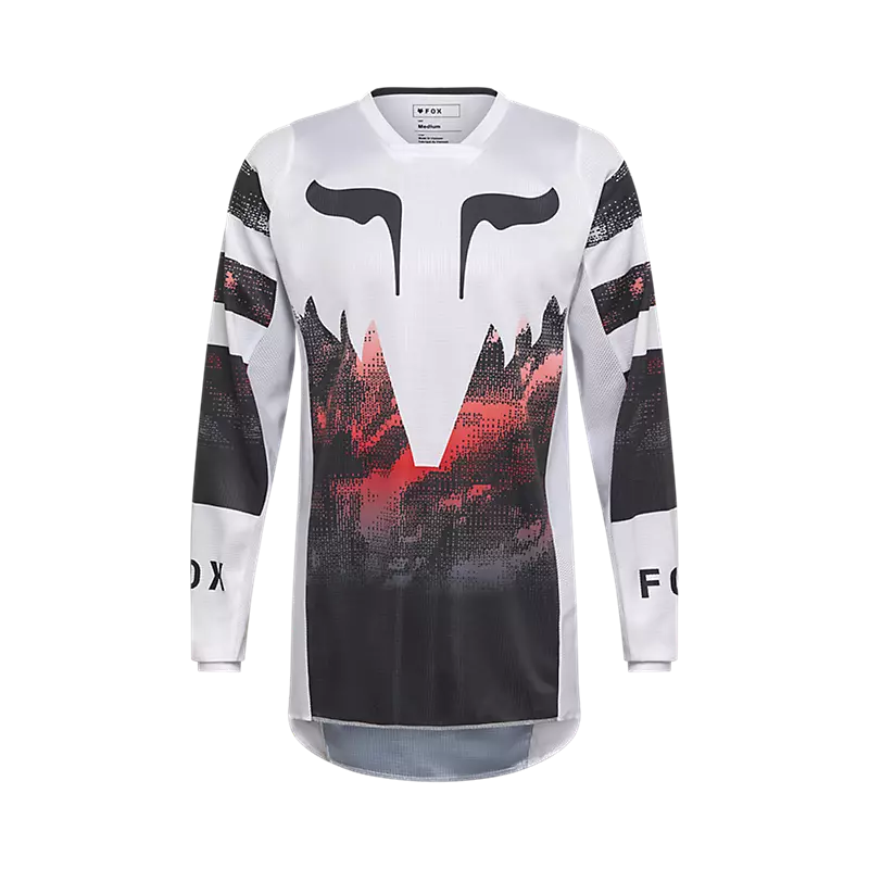 Polera Moto 180 Kairos Blanco/Negro Fox polera moto fox motocross