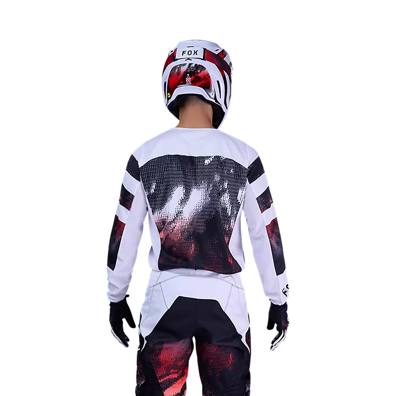 Polera Moto 180 Kairos Blanco/Negro Fox polera moto fox motocross
