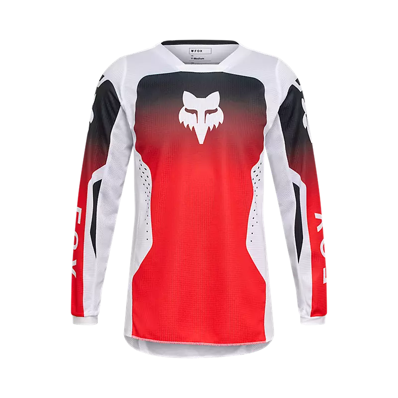 Polera Moto Niño 180 Shield Rojo Fox polera moto fox motocross