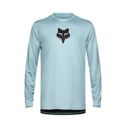 Polera Bicicleta Ranger Head Azul Fox polera bicicleta fox mtb