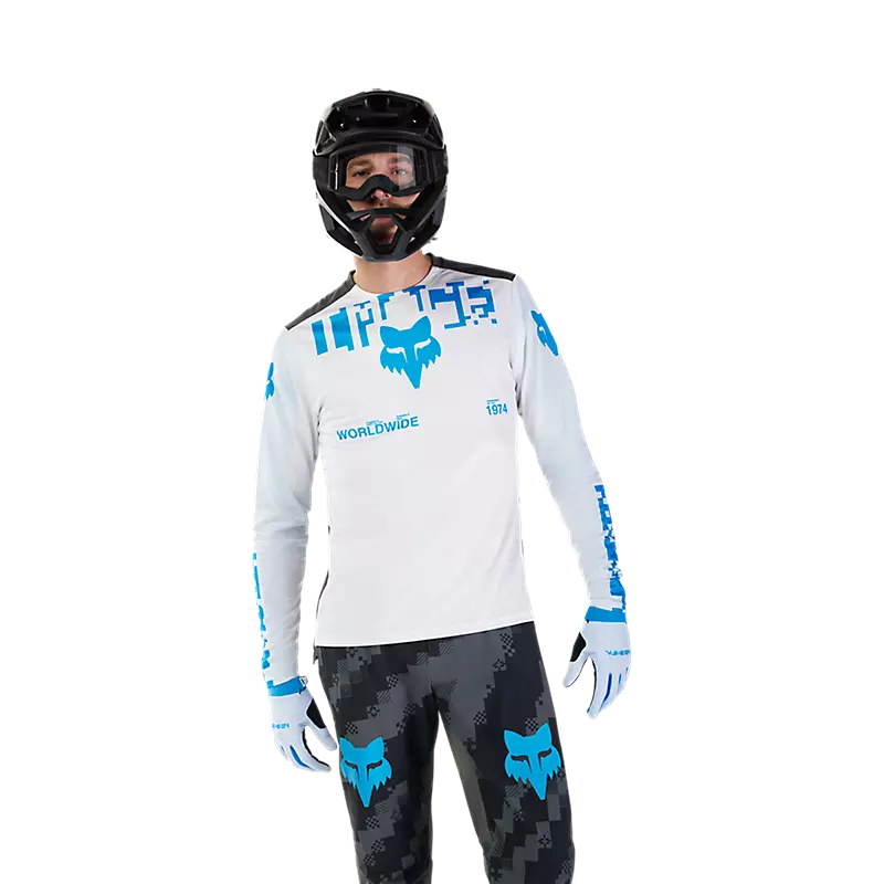 Polera Bicicleta Ranger Digi Image Blanco Fox polera bicicleta fox mtb