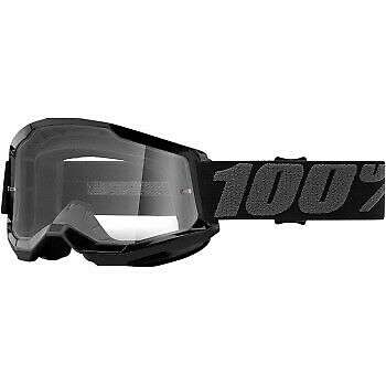 STRATA 2 Goggle Black 100% - Clear Lens
