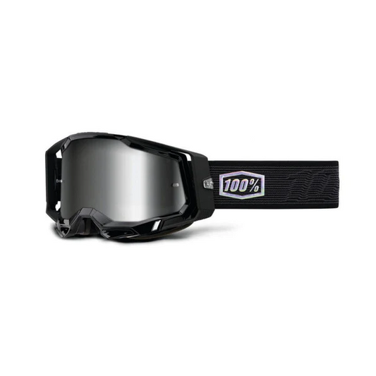RACECRAFT 2 Goggle Topo 100% - Mirror Silver Lens