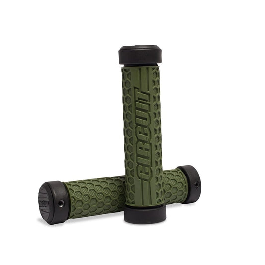 Puños Bicicleta Circuit Hexagon 25 Verde Camo